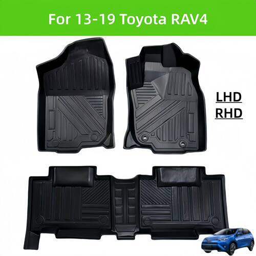 For 13-19 RAV4 LHD/RHD Carpet TPE Car Floor Mat/RearTrunkMat
