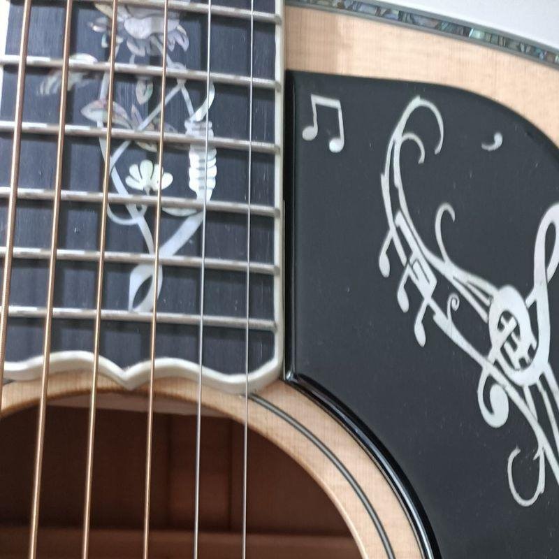 Gibson EJ200 歌舞 白贝弹性软胶 吉他护板 乐器配件厂家直销