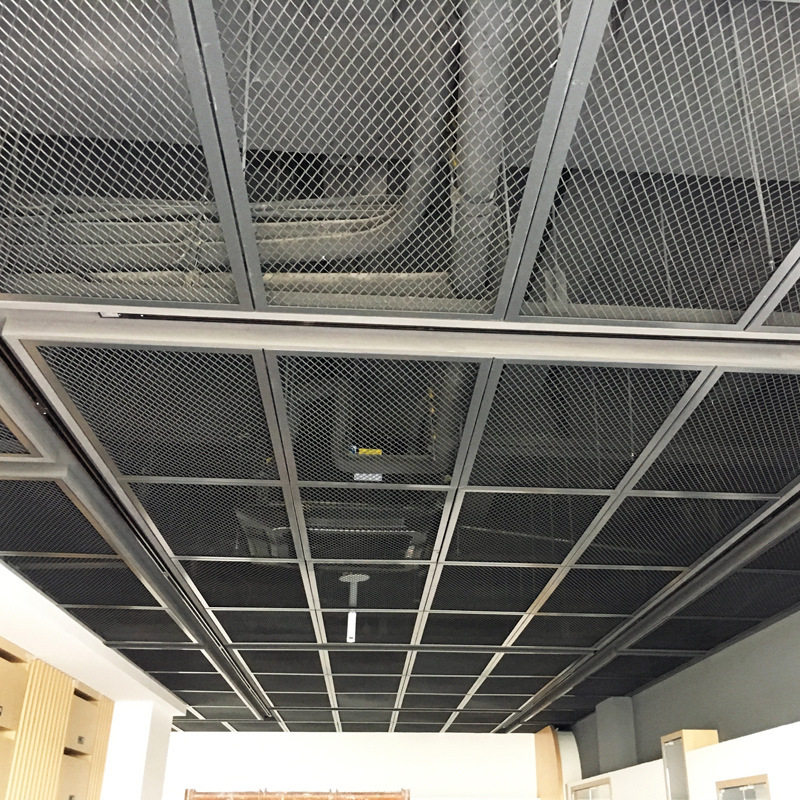 天花吊顶装饰钢板网 不锈钢菱形拉伸铁网 带框异形钢拉网厂家