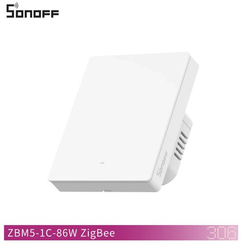 SONOFF ZBM5-1C-86W ZigBee单通道86机械开关(白色)