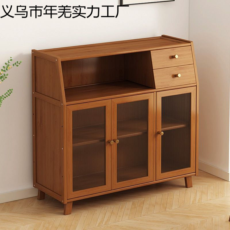 餐边柜靠墙多功能厨房橱柜简约现代轻奢碗柜茶水柜家用客厅储物柜