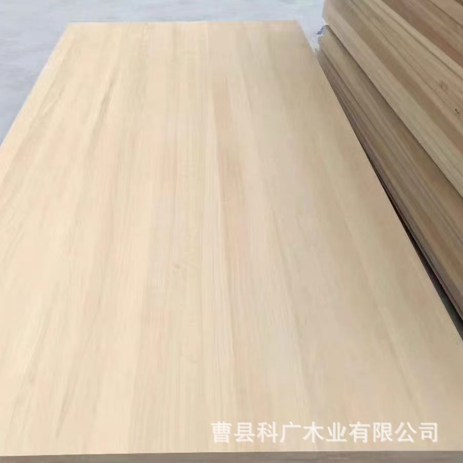 原木杨木直拼板多种规格实木板杨木板家具装修衣柜整张杨木板材
