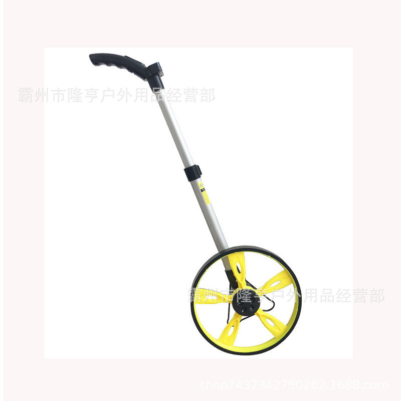 便携手推式计米器便携滚轮式测距仪测距轮机械数显户外滚动推尺