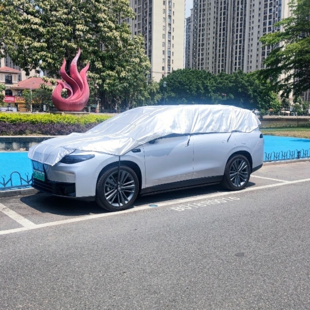 通用半罩全伸缩防晒隔热车罩