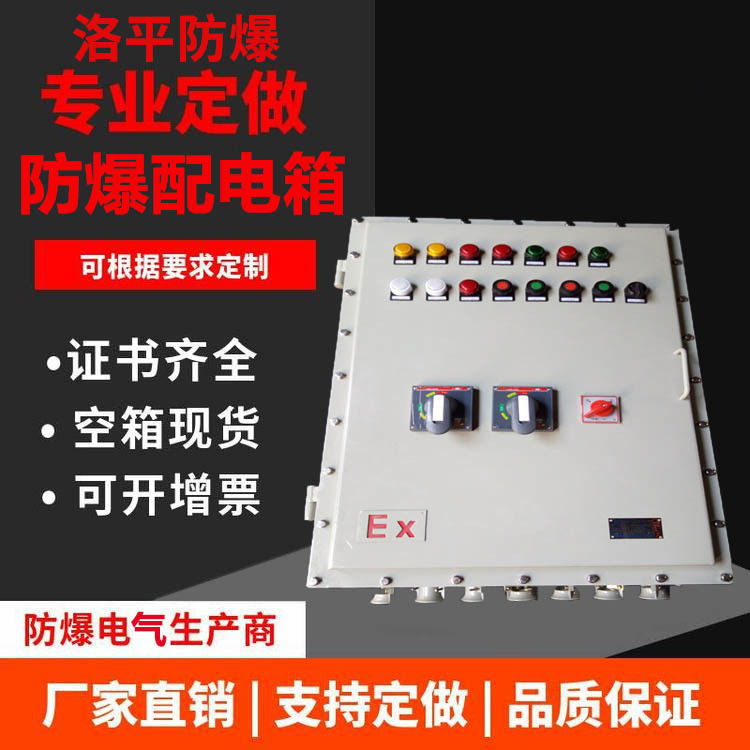 防爆配电箱BXMD51-6K/32A户外铝合金防爆动力箱照明箱 洛平防爆