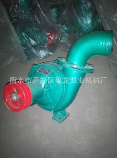 卧式离心泵4寸农用三角带传动100毫米口径衡水泉龙泵业机械厂直销