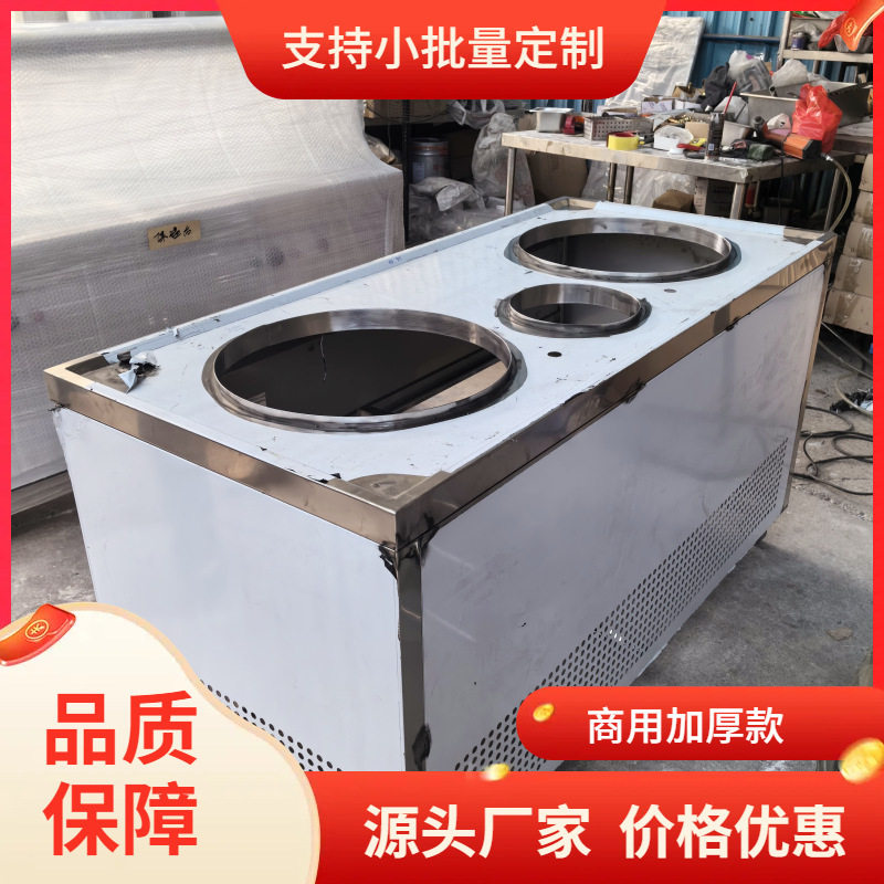 厨房不锈钢工作台厨房操作台面推拉门打荷台家商用收纳储物柜