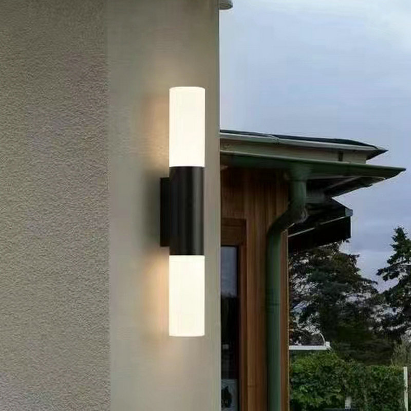 户外简约壁灯别墅庭院室内外led防水壁灯暖黄光走廊过道壁灯批发