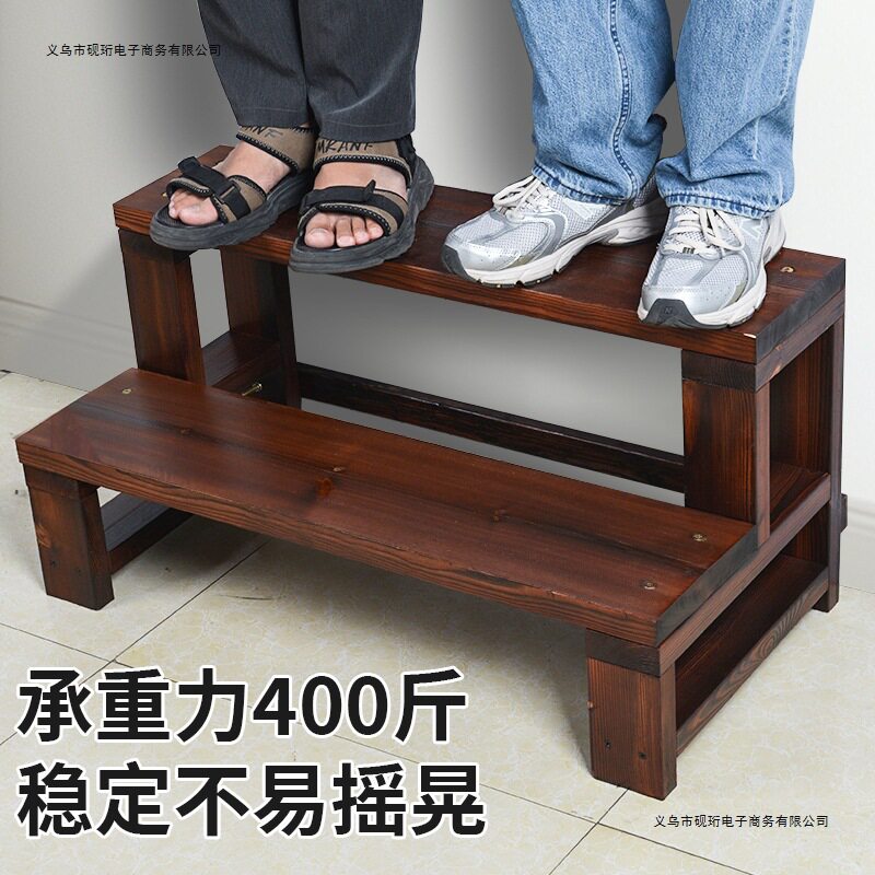 户外防腐双层实木楼梯踏步板
