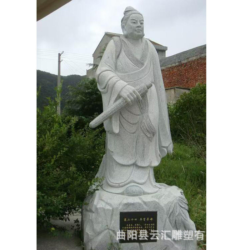 定制花岗岩人像石雕二十四孝人物雕刻石材雕像广场校园人物雕塑