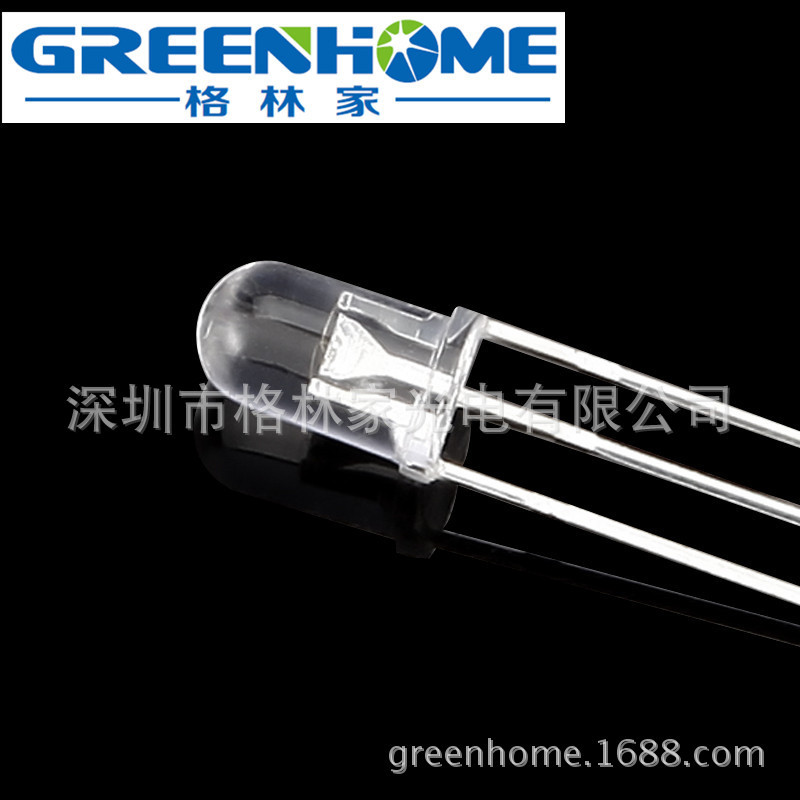 F3/5mm圆头透明/雾状LED灯珠