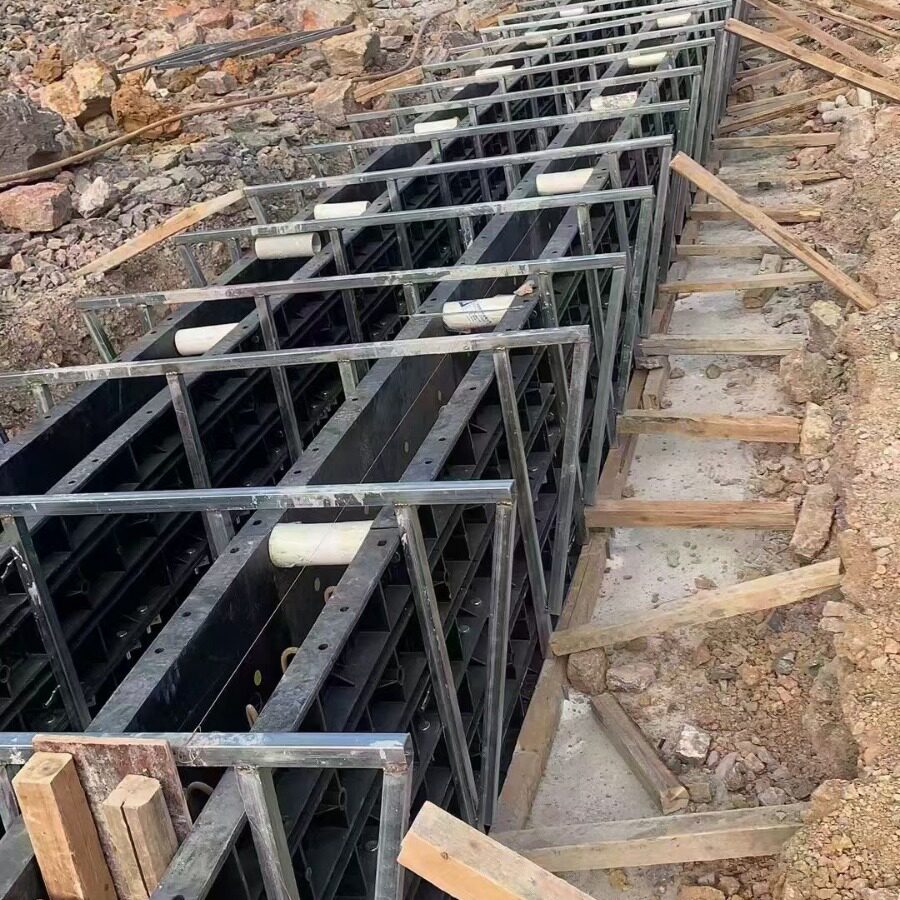 ABS塑钢方柱模板,可调式建筑方柱模板,随意调节尺寸50种方法黑
