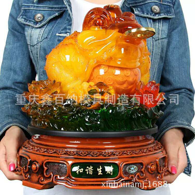 树脂摆件工艺品模具三脚金蟾硅胶四川贵州哪里能做创意