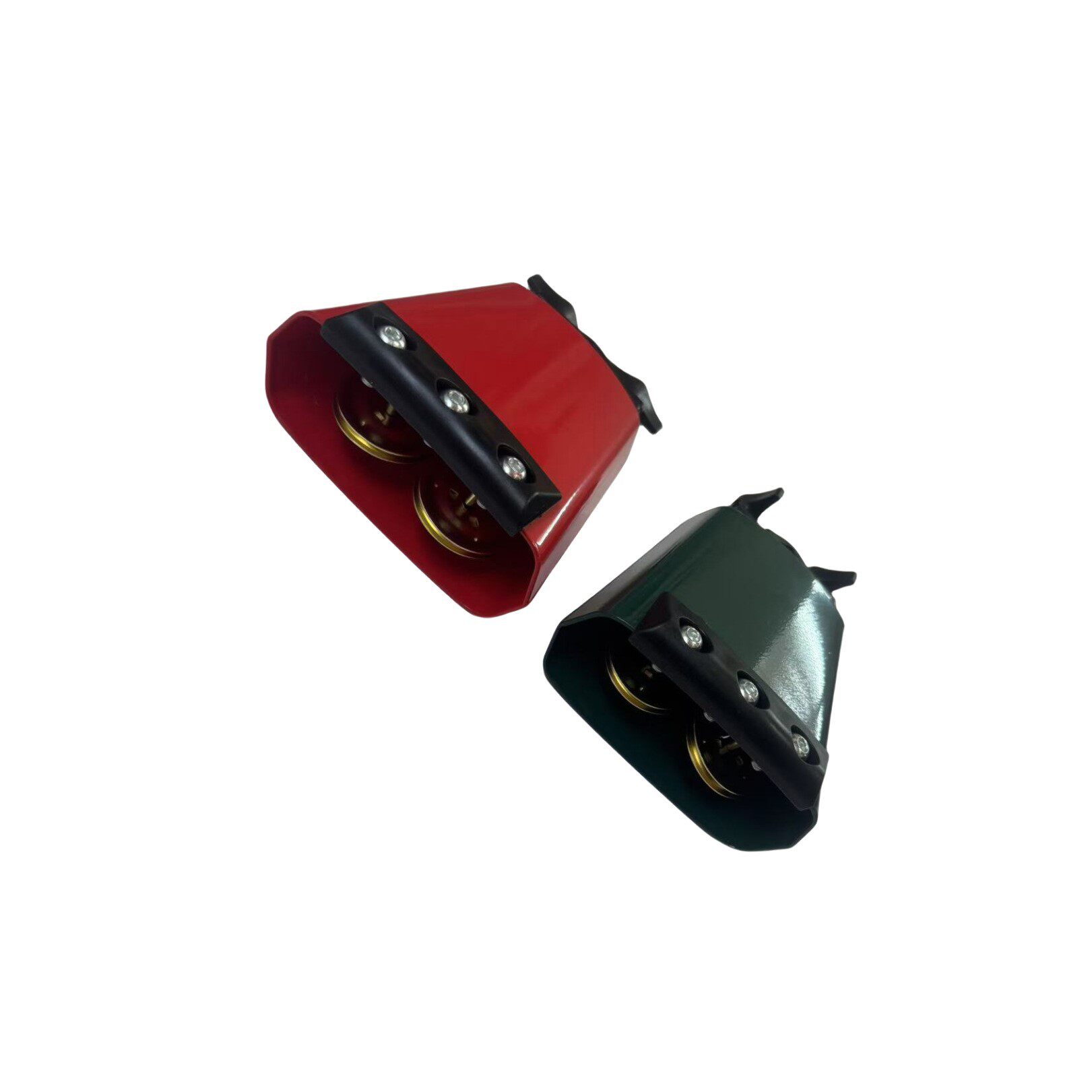 金属牛铃 4寸带抑音防护条多重声音摇滚牛铃 架子鼓打击乐铃配件