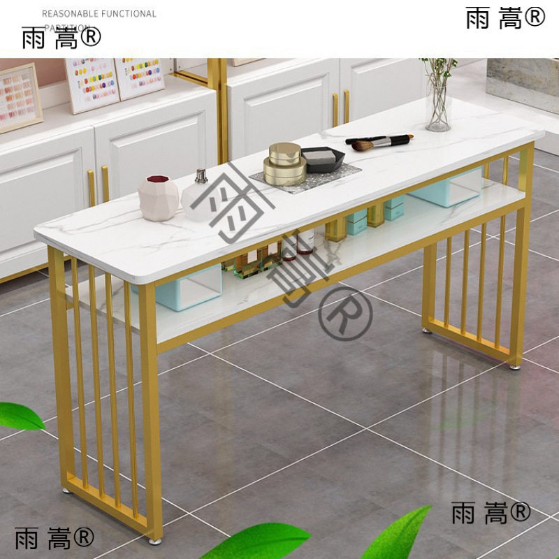 时尚网红美甲桌椅套装简约特价经济型美甲店桌子日式单双人美甲台