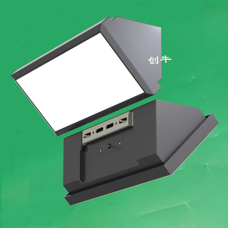 防水入户led三角壁灯 40W超亮庭院灯具 原木风led壁灯 走廊过道灯