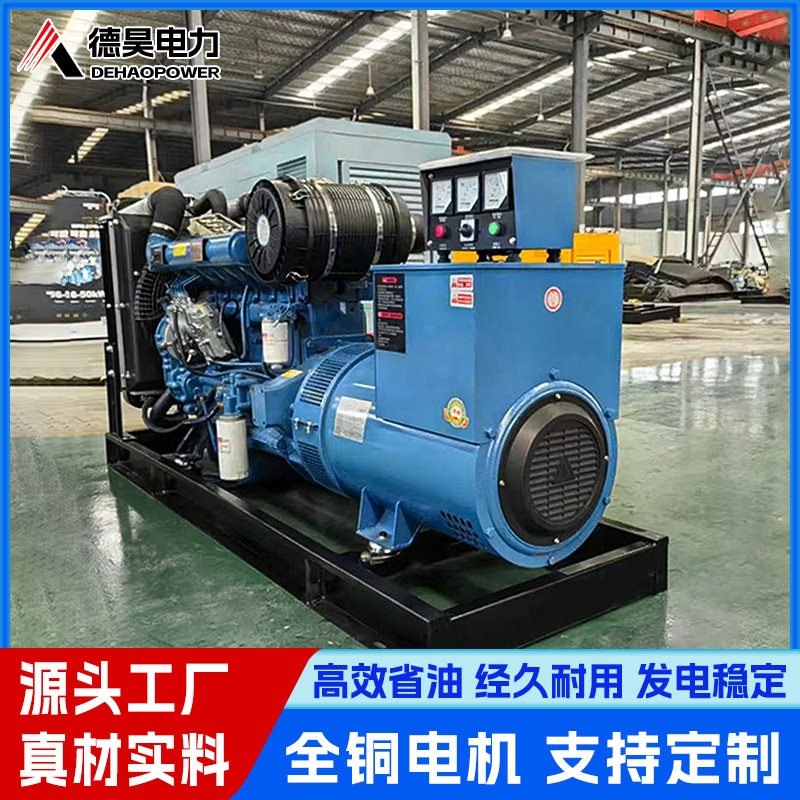 潍坊柴油发电机组100kw省油低噪音防雨养殖户应急备用发电机组