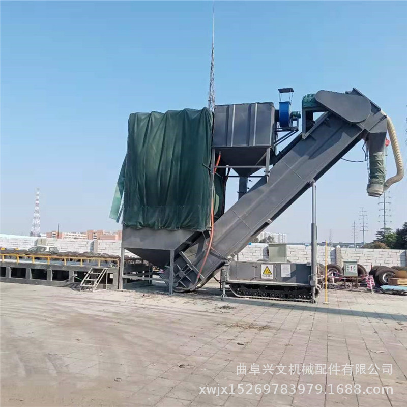 海运集装箱矿粉拆箱机厂青岛粉煤灰火车厢卸灰机水泥粉装车输送机