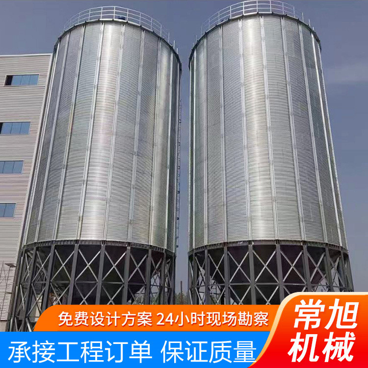 粮库专用焊接粮食钢板仓1000吨镀锌板钢板仓锥底钢板仓的价格