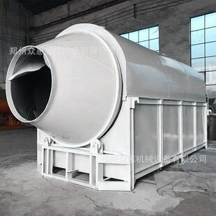 鸭粪猪粪鸡粪干燥设备滚筒煤泥烘干机小型移动式水稻冷却机