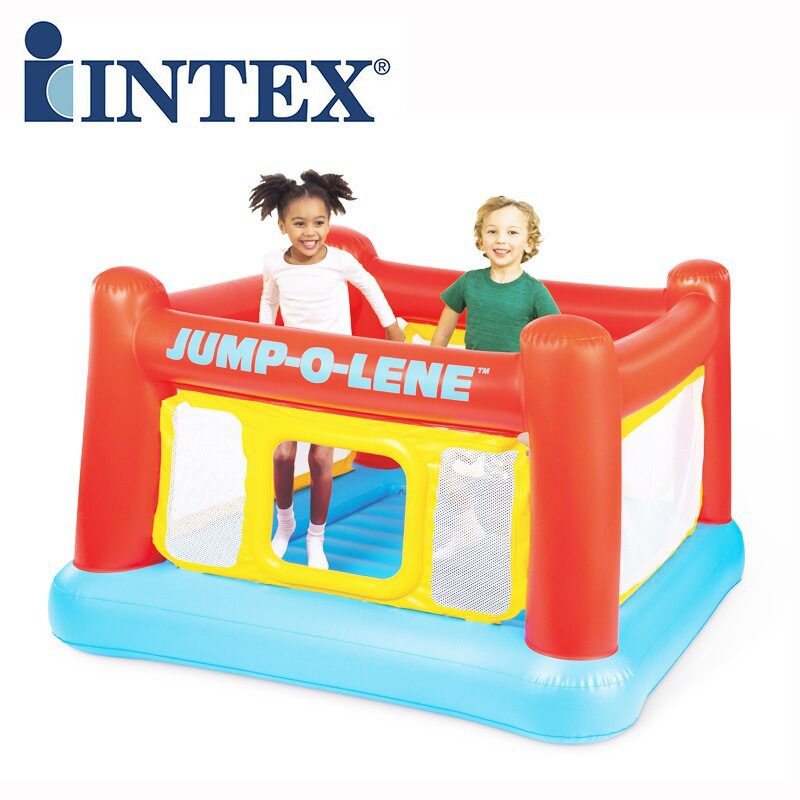 INTEX48260 剧场跳跳乐 室内户外充气蹦蹦场 小游乐园跳床现货