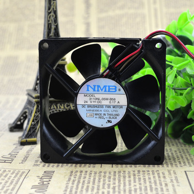NMB 3110NL-05W-B58 24V 8CM 8025 0.17A 变频器 散热风扇