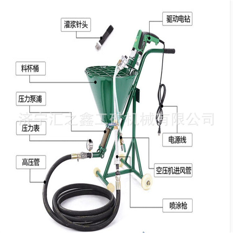 多功能小型装修灌浆喷涂机