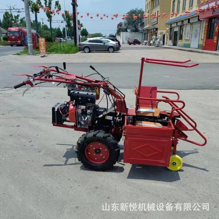 小型手扶式玉米收割机 苞米扒皮秸秆还田机 自走式棒子收获机