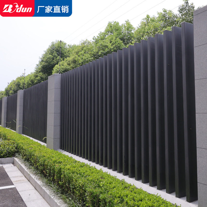 简约铝艺别墅庭院围栏欧式花园铝合金栅栏农村院墙防护栏杆