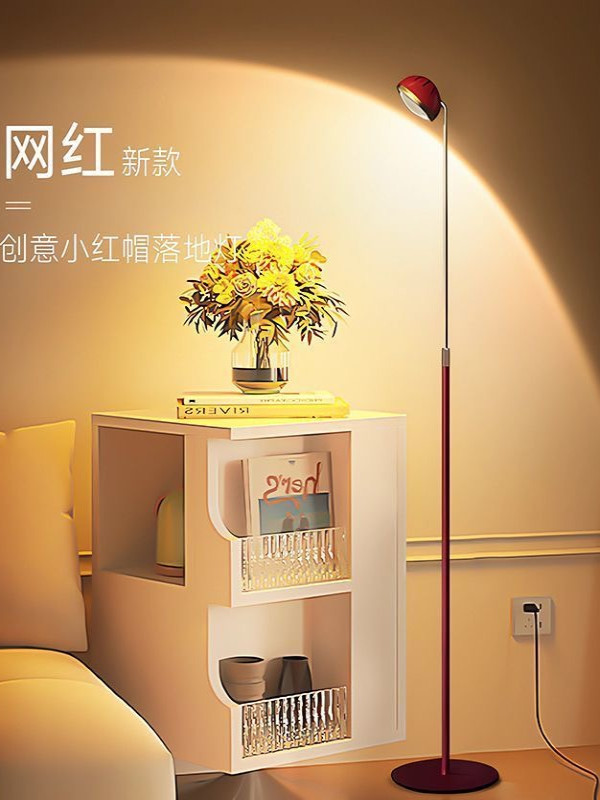 轻奢小红帽网红氛围落地灯