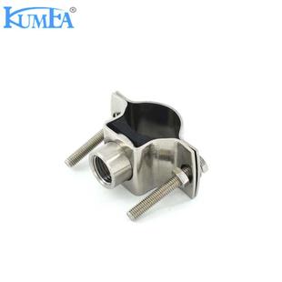 不锈钢拼合孔连接器7521金属卡扣卡箍卡管8370夹扣喷嘴喷头配件