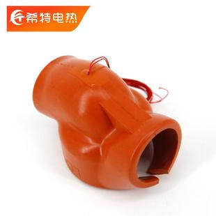 硅橡胶阀体加热套DN50截止阀发泡硅胶加热器阀体加热器