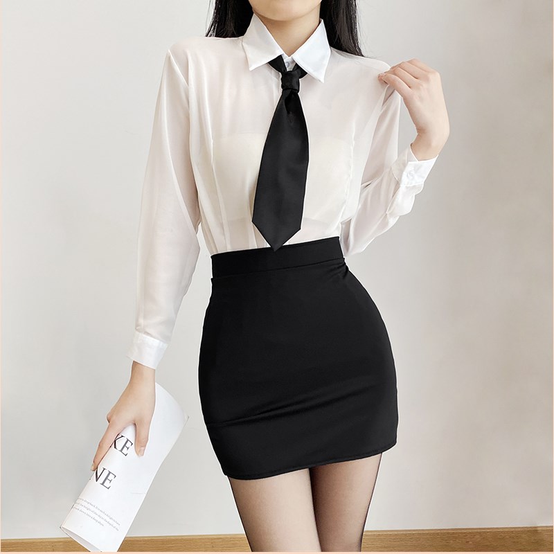 速发j姐制服纯欲秘书空k包臀裙黑丝晴性内衣痞幼趣感睡衣