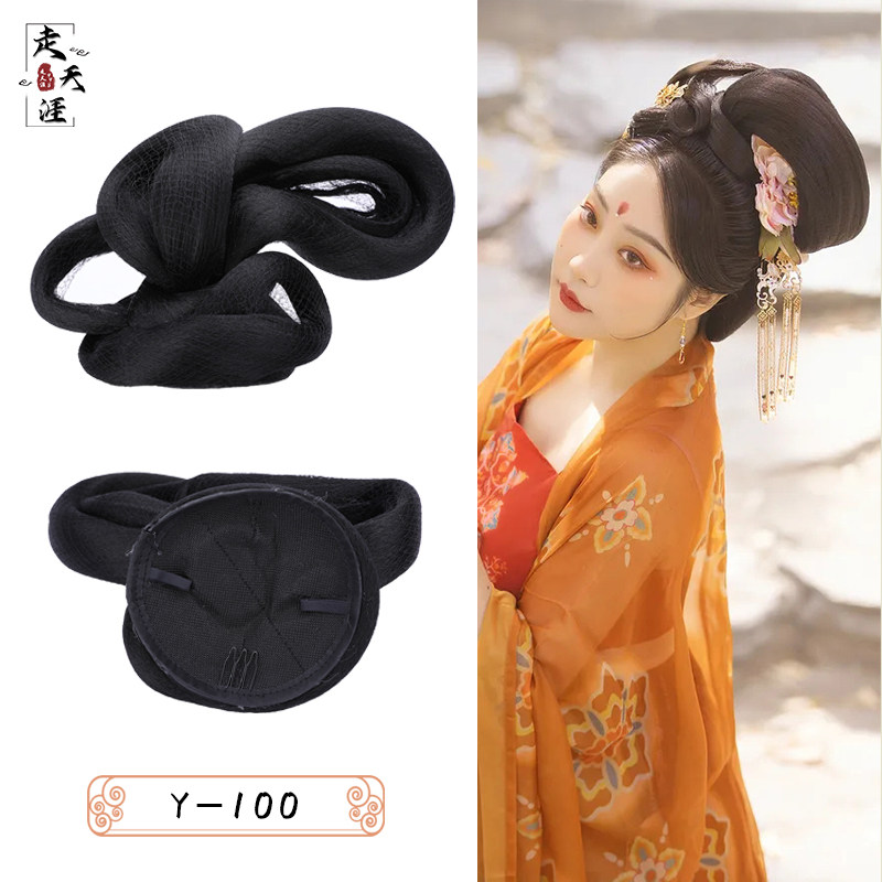 现货速发新款宋制仙发髻古风拍摄剧组古装汉服造型假发发包Y-100