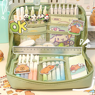 速发11层大容量笔袋小学生文具袋生多层022新款高颜值笔盒