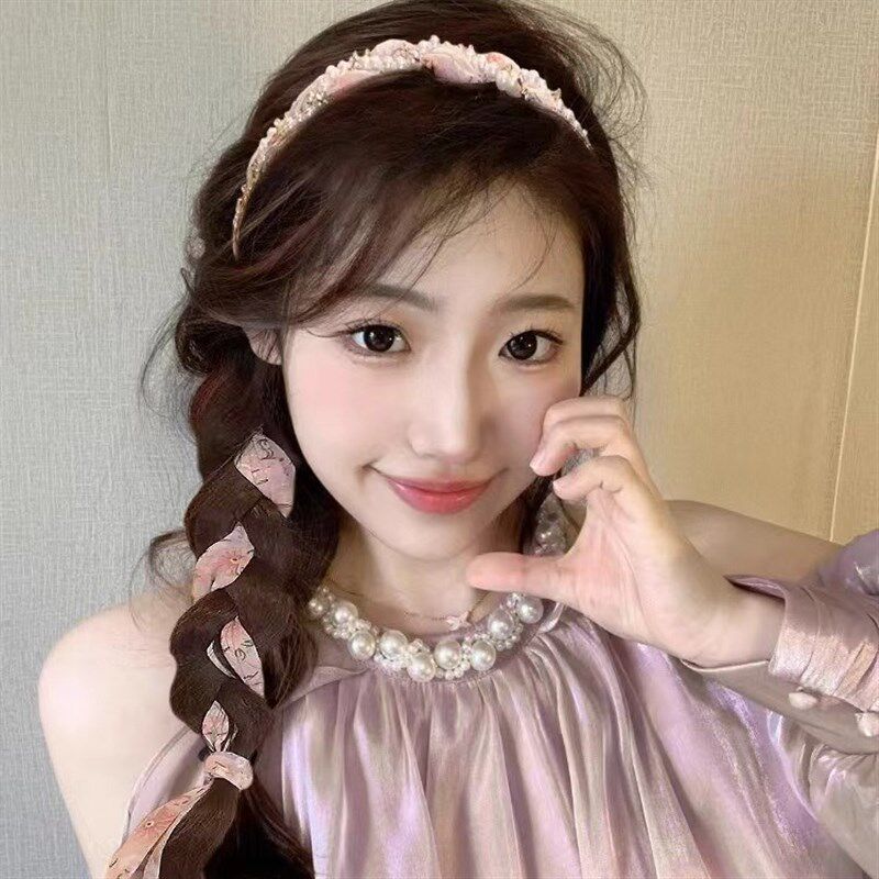 速发夏压碎发头箍儿童碎花带齿发箍季发防滑发饰童可爱发发宝宝卡