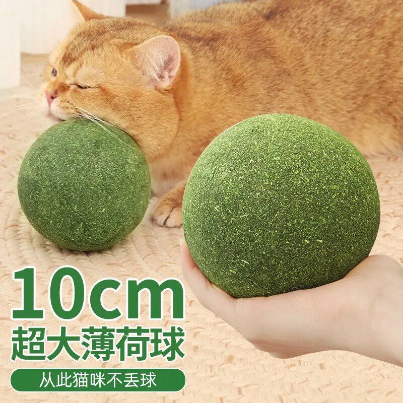 速发巨无霸猫神薄荷球超大解逗猫棒耐咬自嗨号闷咪器小猫磨牙玩具