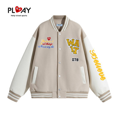 PLAYHEITY秋冬季情侣款百搭夹克