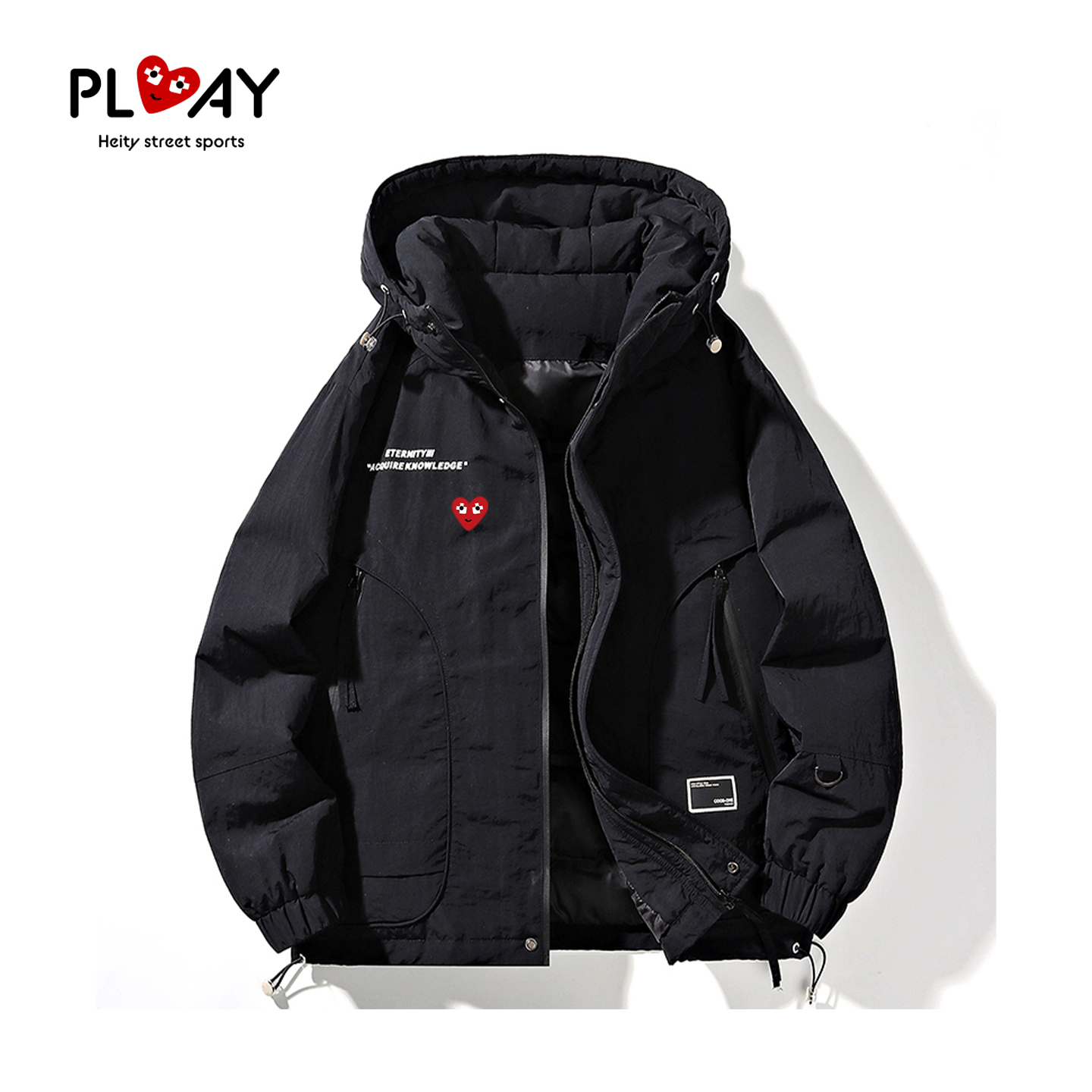 PLAYHEITY冬季男女宽松羽绒服