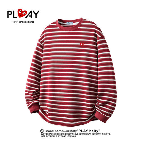 PLAYHEITY男女休闲百搭长袖T恤