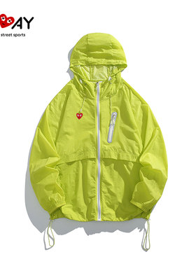 PLAY HEITY 官方防晒衣夏季新款时尚潮牌情侣款休闲百搭连帽外套