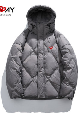 PLAY HEITY 官方羽绒服冬季新款轻盈蓬松保暖加厚情侣款连帽外套