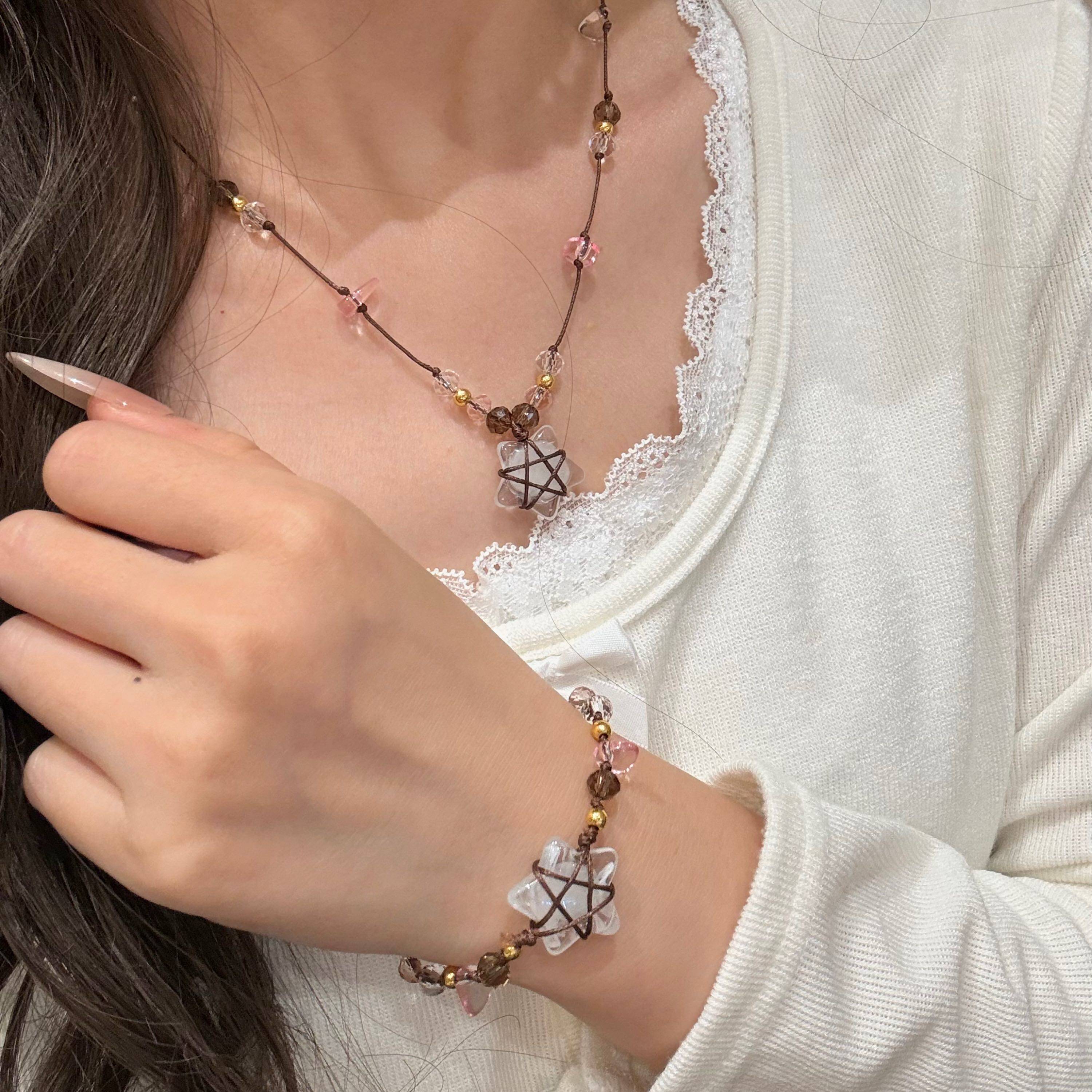 美拉德星星手链项链可调节轻奢