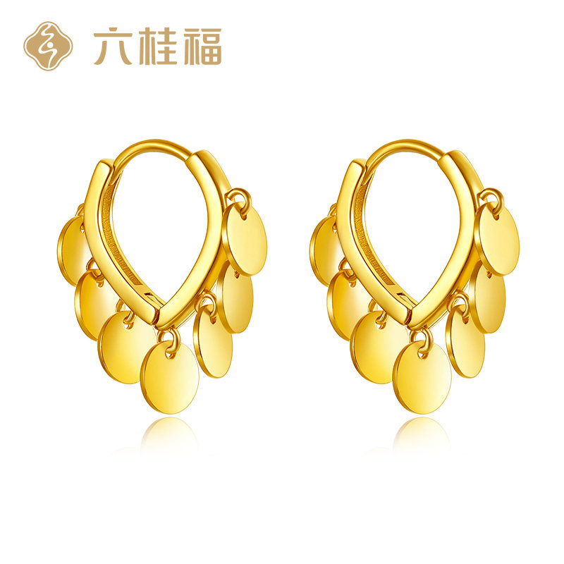 六桂福s925银耳钉高级感银小众耳钉个性时尚耳环耳坠生日送礼