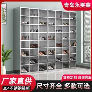 柜 不锈钢鞋 柜无尘车间鞋 柜多层无门格子员工鞋 柜实验室更衣柜换鞋