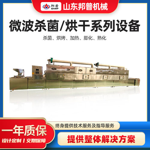 隧道式瓜子仁微波烘烤提香设备坚果核桃仁微波烘焙干果微波杀虫机