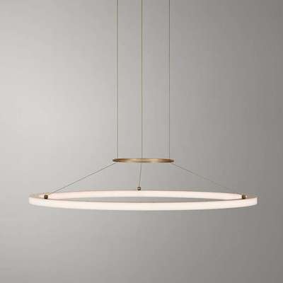 意大利设计师圆环客厅餐厅吊灯现代简约展厅样板房别墅卧室创意灯