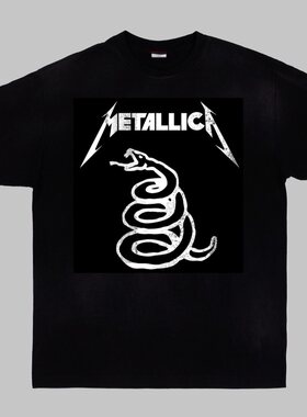 Metallica t恤shirt vintage 复古風，重金屬组合