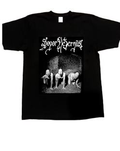 德国gothic 樂隊，永恒沉睡或死亡沉睡 Sopor aeternus t-shirt