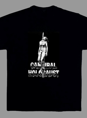 cannibal holocaust t恤shirt 电影 1979年，男女复古風